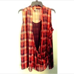 Vince Camuto Women's Sheer Top